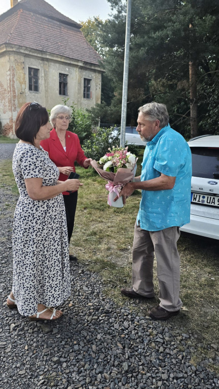 Amerykanin odwiedził śląski pałac swoich przodków [FOTO]