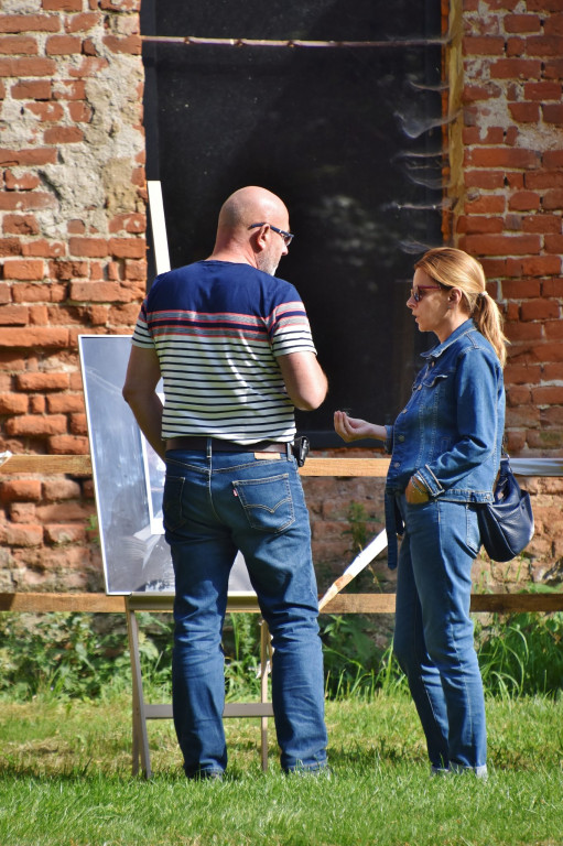 Amerykanin odwiedził śląski pałac swoich przodków [FOTO]