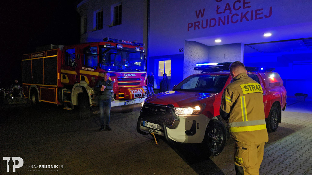 Powitanie nowego pojazdu OSP Łąka Prudnicka