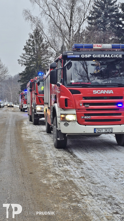 Pożar na terenie kompleksu hotelowego w Pokrzywnej
