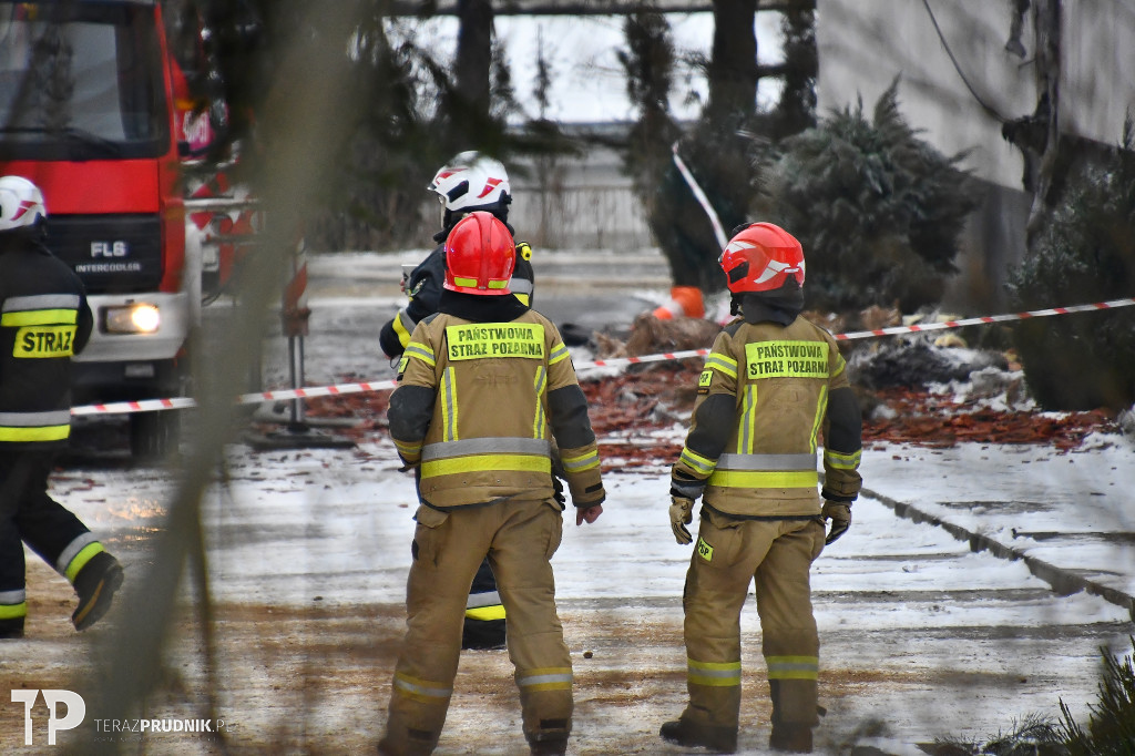 Pożar na terenie kompleksu hotelowego w Pokrzywnej