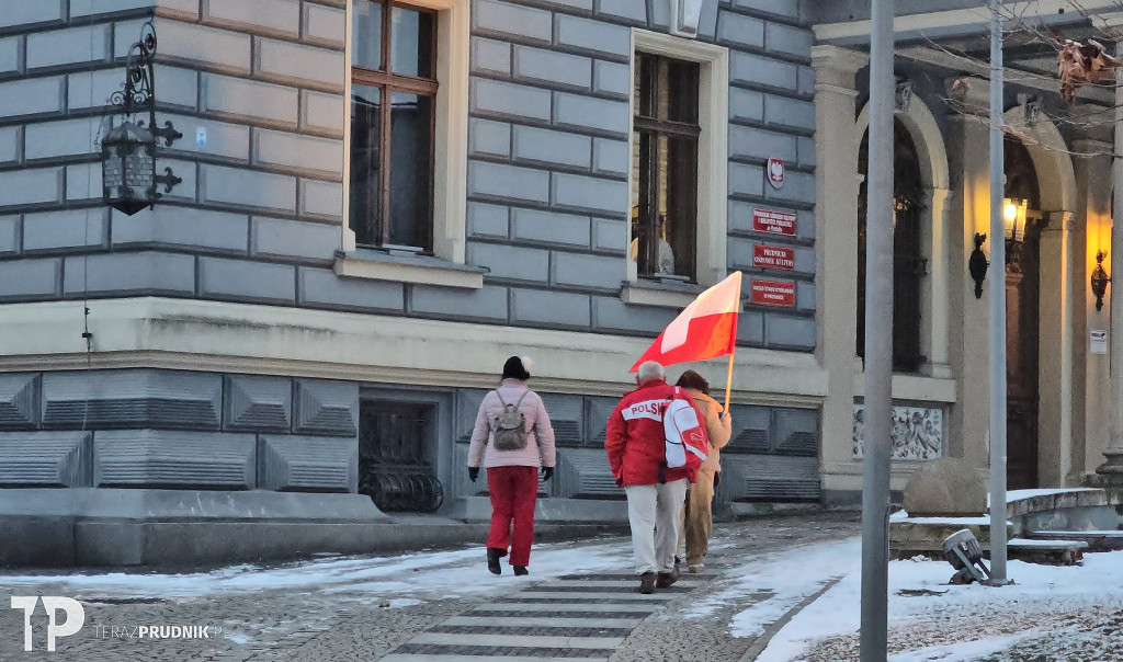Spotkanie z Bąkiewiczem i protest