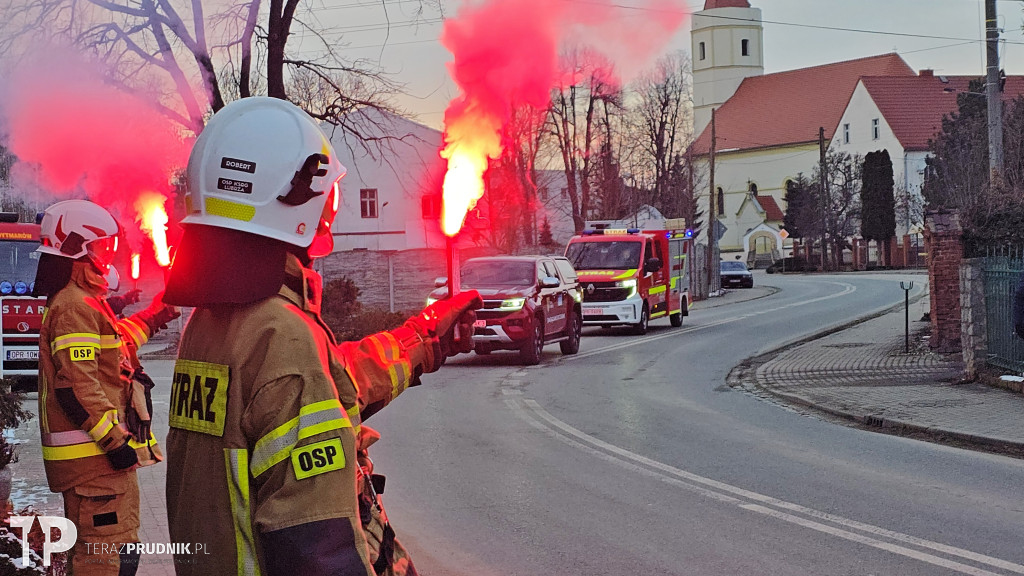 Przywitanie nowych pojazdów w Lubrzy