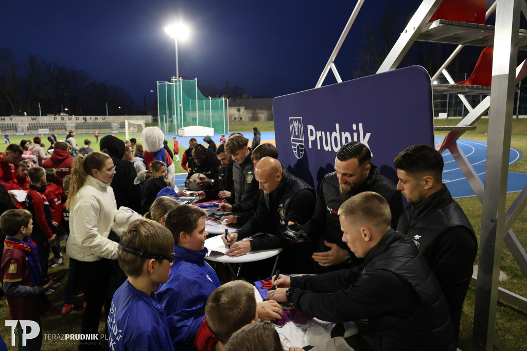 Spotkanie z piłkarzami Piasta Gliwice