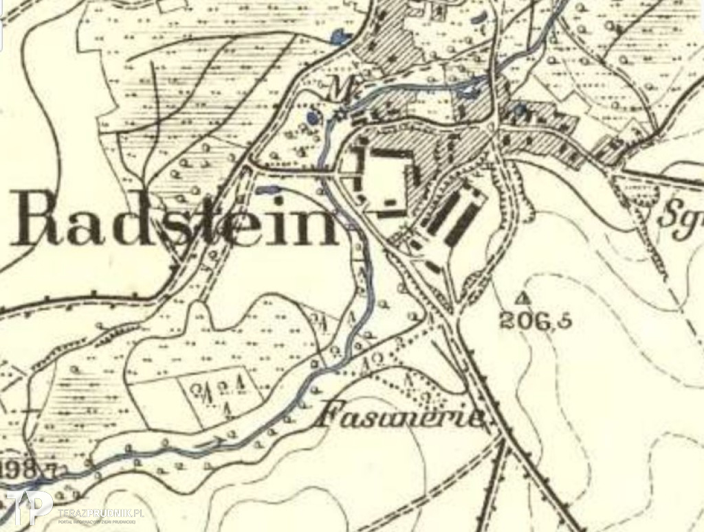 Bażantarnie na dawnych mapach