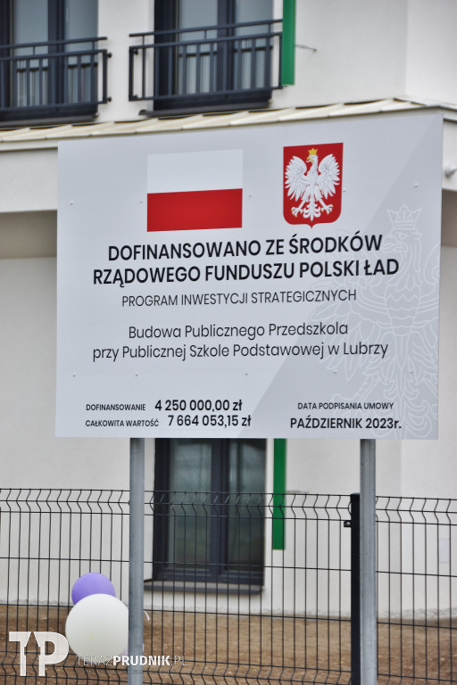 Przedszkole w Lubrzy w nowym budynku
