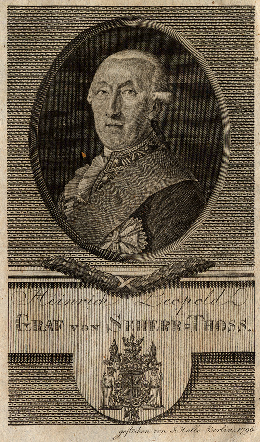Heinrich Leopold von Seherr-Thoss z Gwiazdą Orderu Orła Białego
