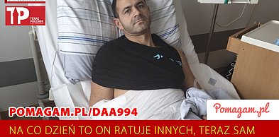  Na co dzień to on ratuje innych, teraz sam potrzebuje pomocy. Strażak…