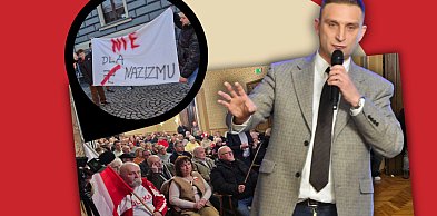 Bąkiewicz: „Tu jest Polska” vs. „Nie chcemy tu faszysty” [WIDEO]