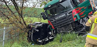 Uwaga! Wypadek! Droga zablokowana