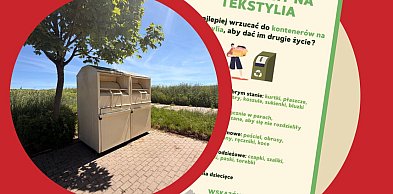 W tej gminie są już kontenery na tekstylia