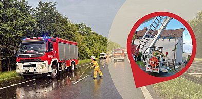 Nawałnica u sąsiadów. Drzewo spadło na A4