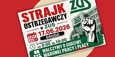 W środę strajk w ZUS-ie