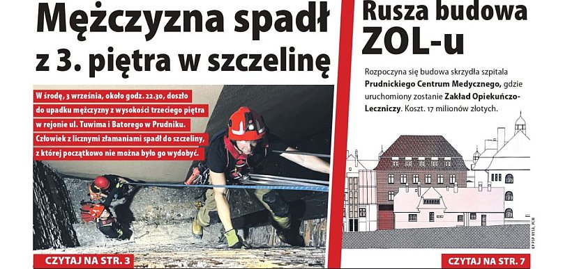 Nowy numer "Tygodnika Prudnickiego" do kupienia od środy (10 września)