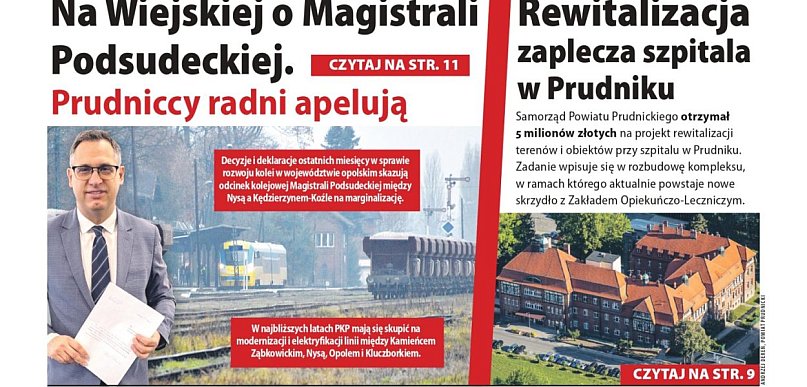 Nowy numer "Tygodnika Prudnickiego" do kupienia od środy (19 listopada)
