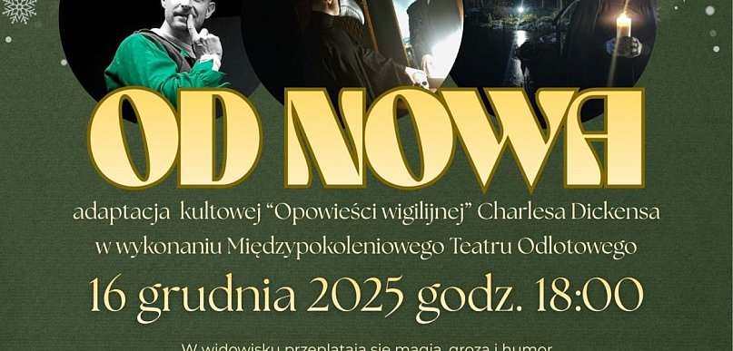 Od nowa  - niezwykła świąteczna opowieść już 16 grudnia [PLAKAT]