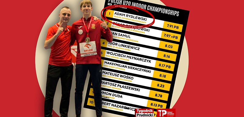 „Medyk” jest z niego dumny! Rydlewski mistrzem Polski!