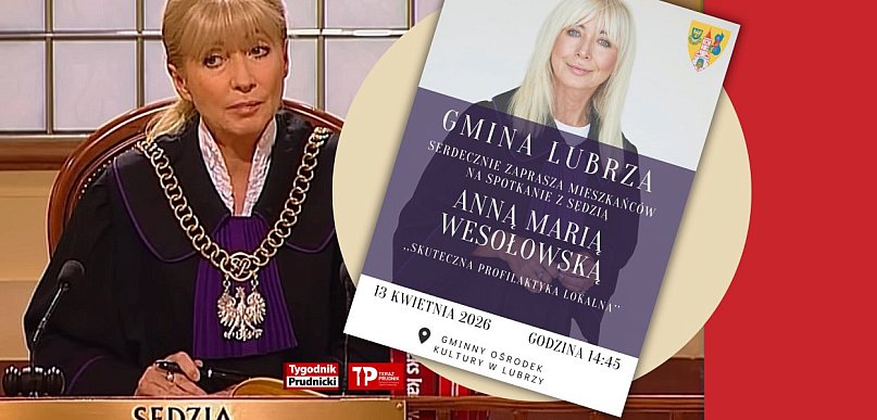 Znacie ją z ekranu telewizji. Sędzia Anna Maria Wesołowska w Lubrzy