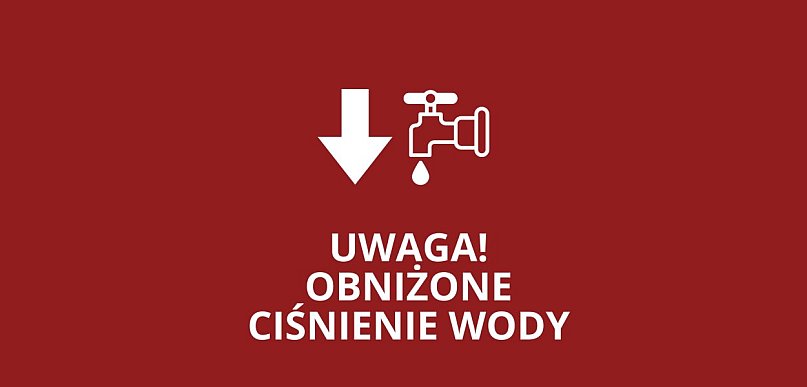 Uwaga! W tej gminie obniżono ciśnienie wody. Przyczyną upały